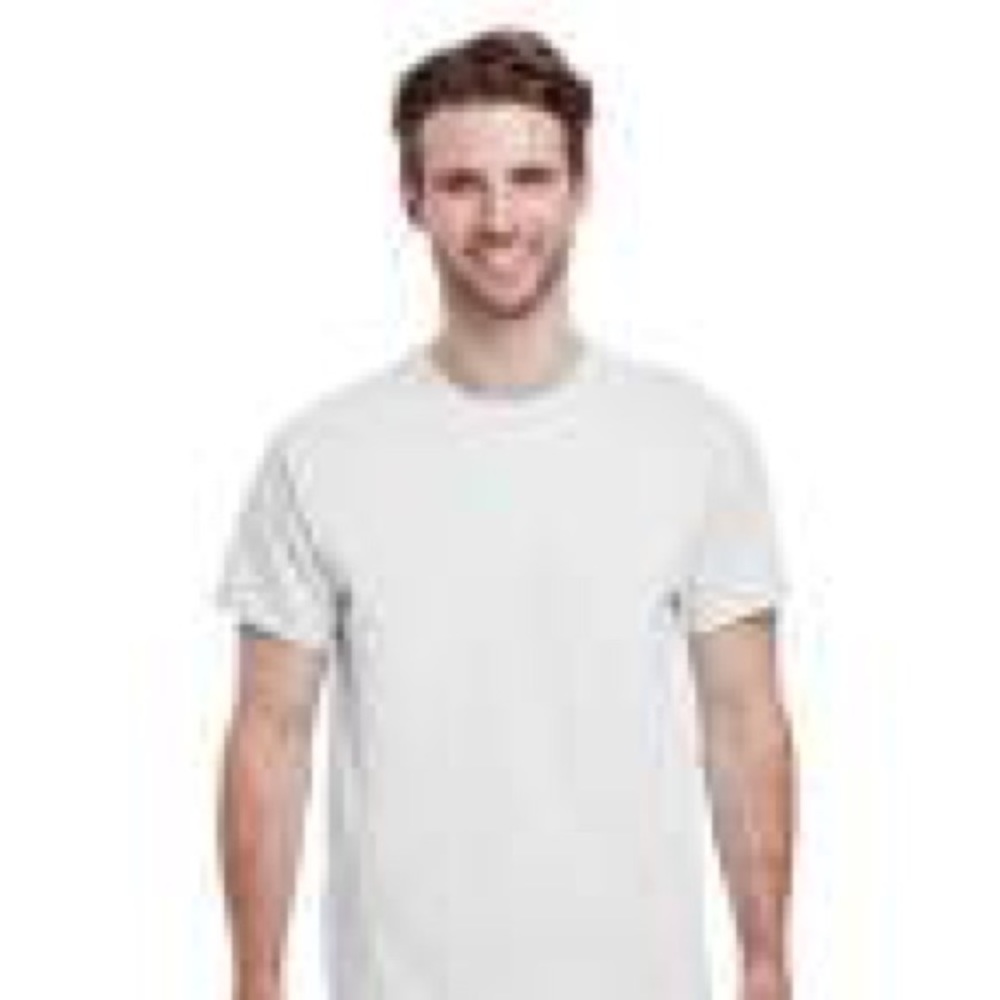 NEW Gildan 100% Cotton Tee Shirt - White